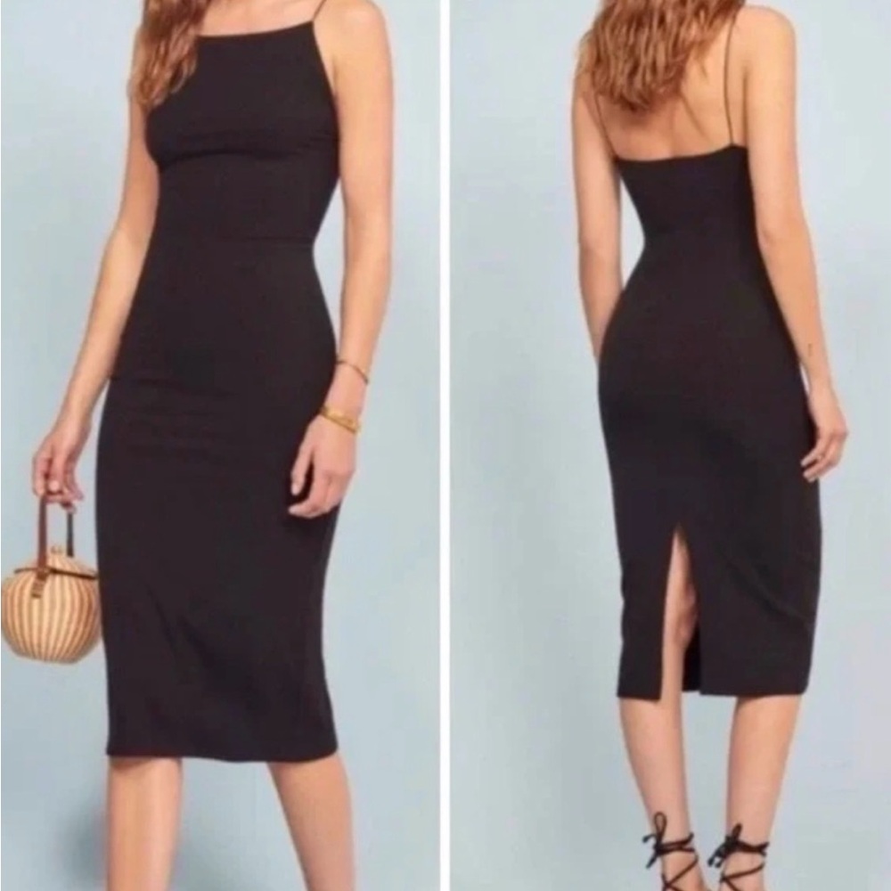 Reformation Rockie ribbed bodycon